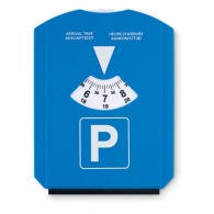 Disco de aparcamiento personalizable con rascador