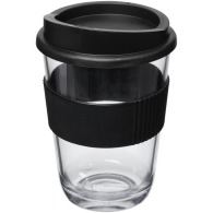 Mug en verre avec paille réutilisable 450ml Couleur transparent