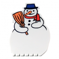 Raclette à glace publicitaire Bonhomme de neige