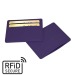 Miniaturansicht des Produkts Slim Anti-RFiD Kartenhalter aus farbigem Kunstleder 0