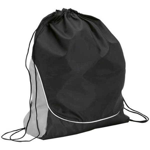 Gym bag, Goodies, Sac à dos avec cordon et double poche personnalisable