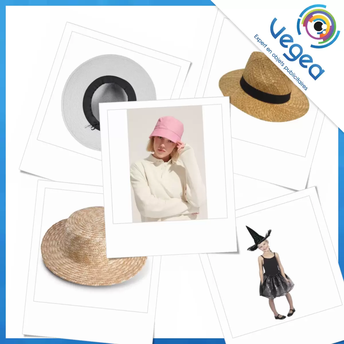Chapeau de paille personnalisé pour enfant - SAFARI