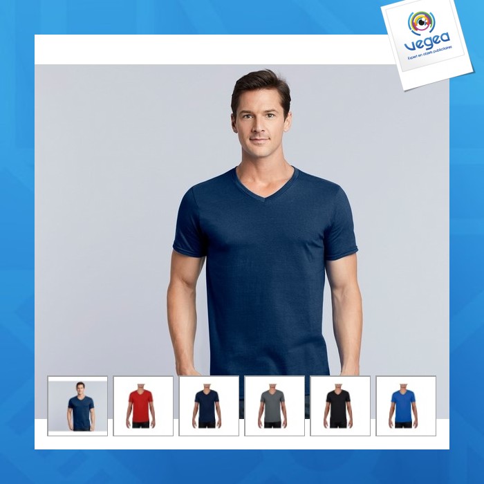 Camiseta de cuello en v promoción de | Camisetas con cuello en V | Camisetas | Goodies
