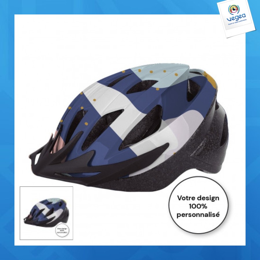 Housse de protection imperméable pour casque de vélo avec logo