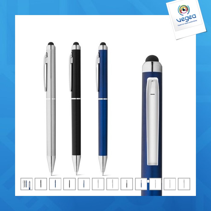 Lápiz óptico promocional personalizable, Bolígrafos con lápiz táctil, Plumas originales