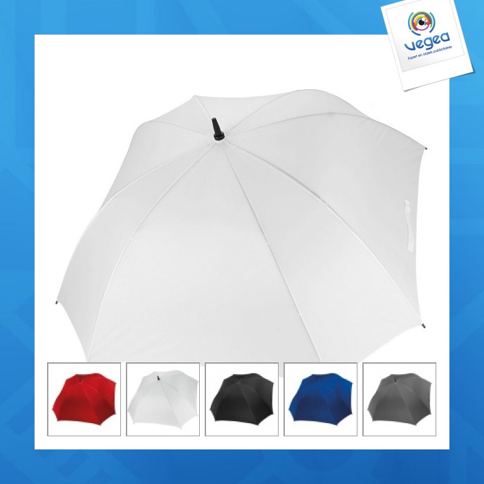 Parapluie de golf carré gris