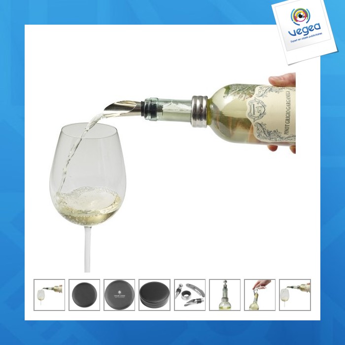 Kit sommelier en forme de bouteille de Vin (5 Pièces) - Accessoire